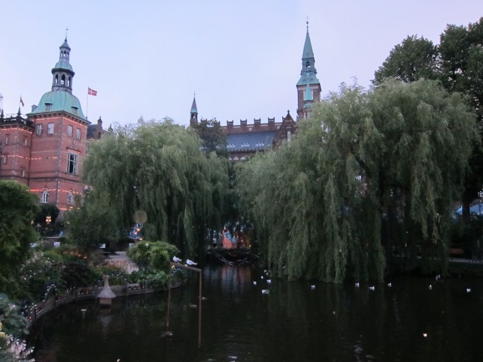View across one of the park's lakes