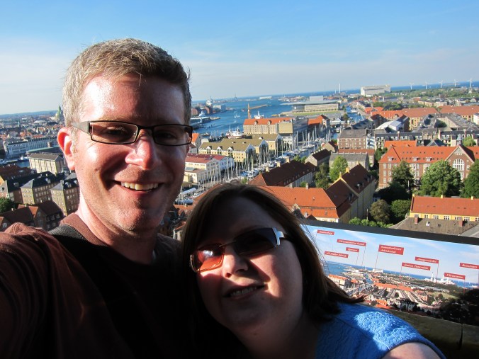 The two of us high above Copenhagen