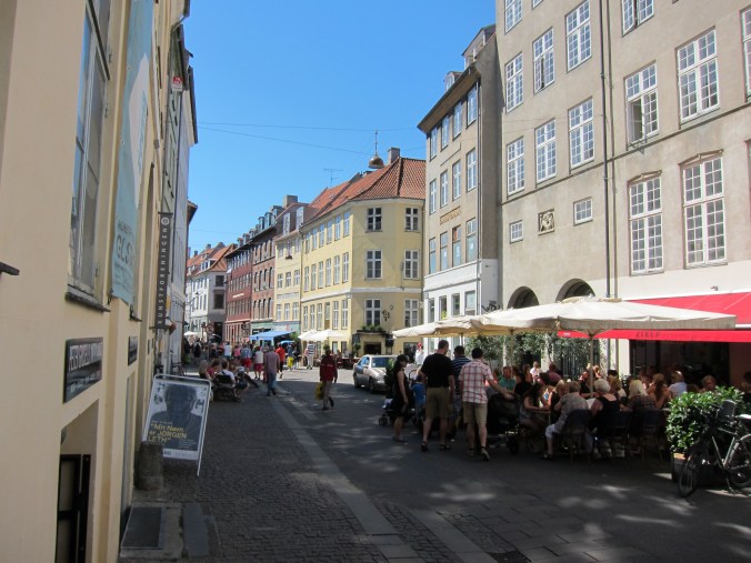 Typical Danish streetscape