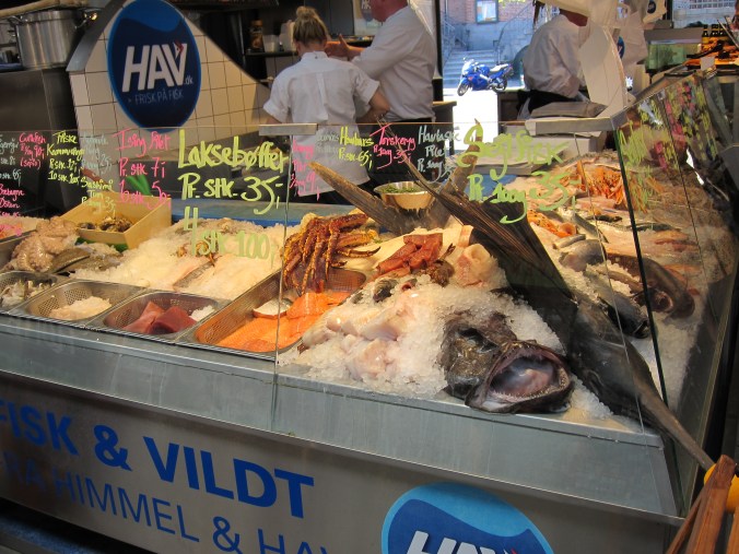 Fish stand at Torvehallerne