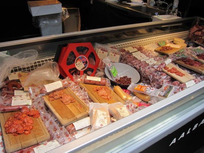 Sausage stand at Torvehallerne