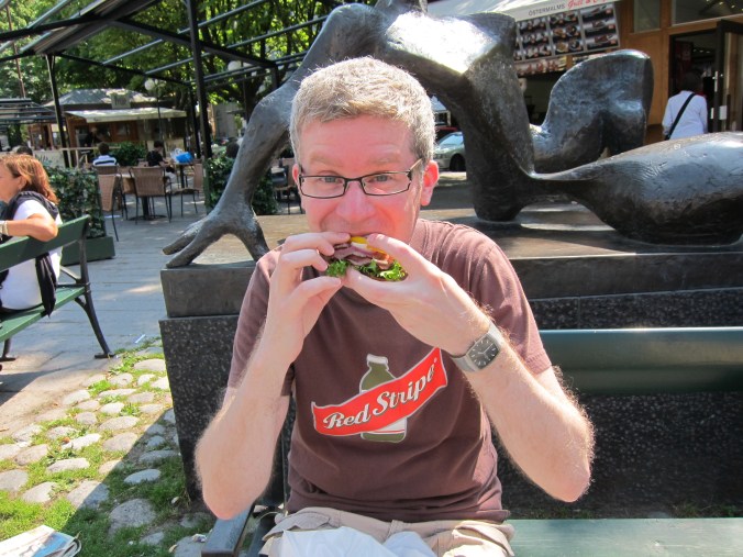 Me with my second taste of Santa's crew