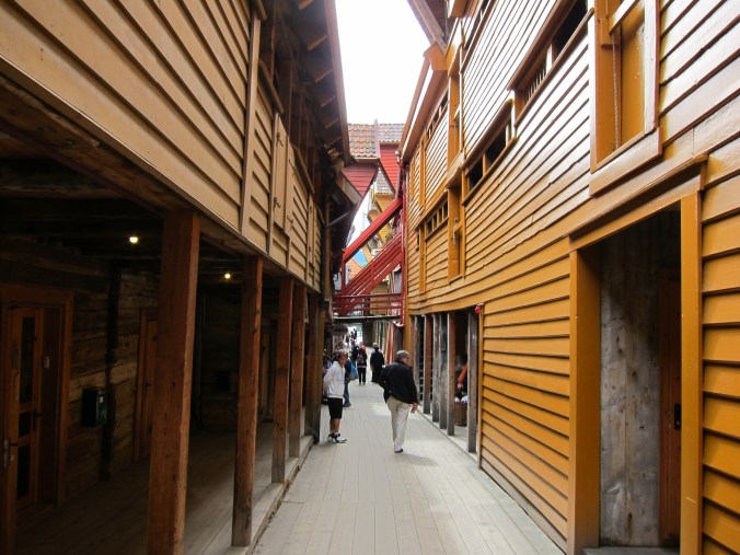 Inside the buildings within Bryggen