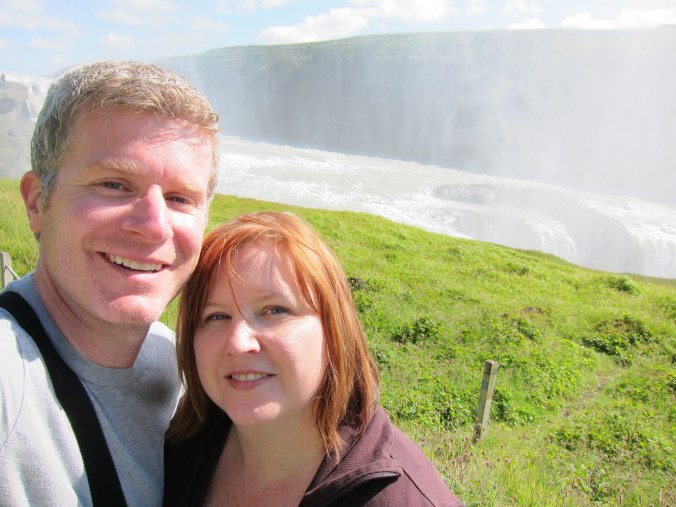 Us at Gullfoss