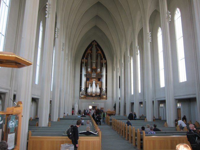 Inside Hallgrímskirkja