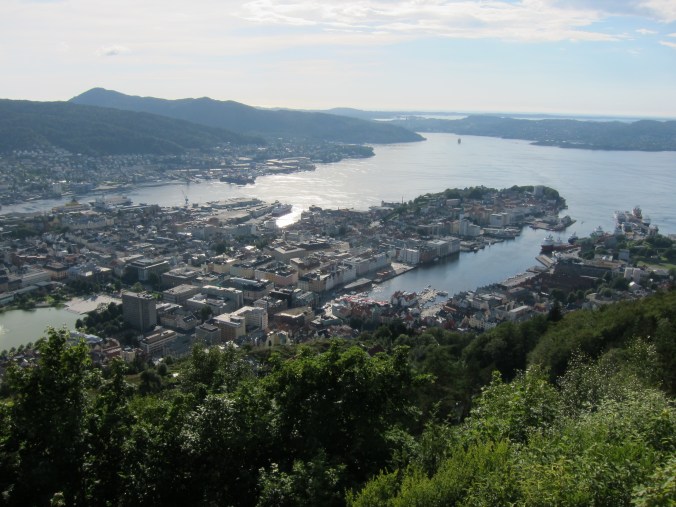 Bergen from Fløyen mountain