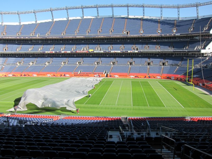 View from a club suite