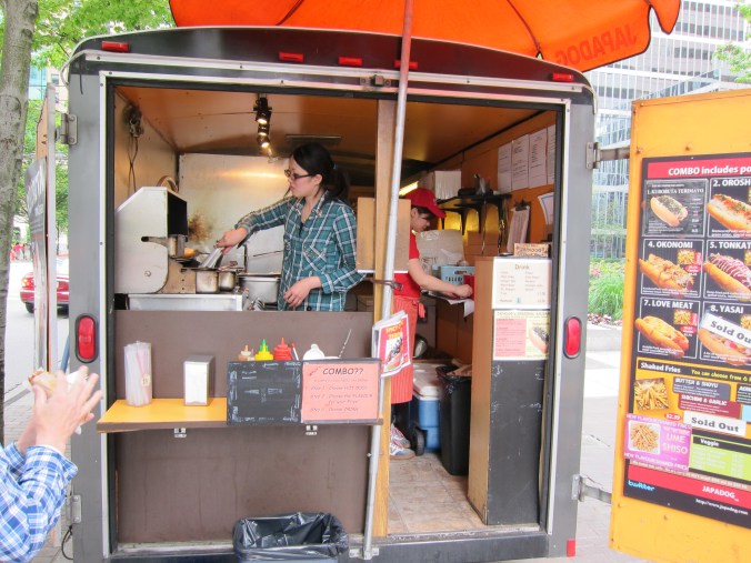 Japadog cart on Burrard