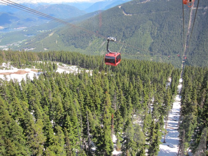 A gondola on the peak to peak