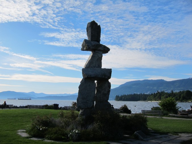 Inukshuk at English Bay