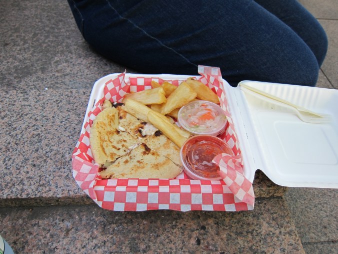 Guanaco's pupusa platter