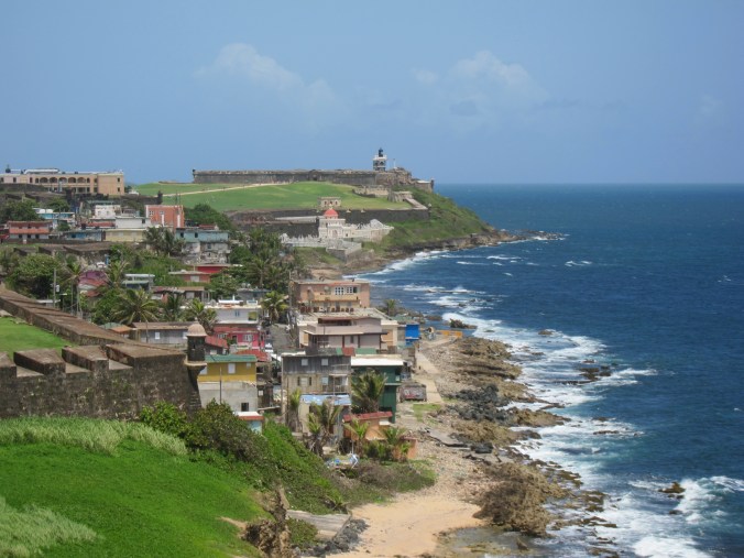 Coastline and Castillo San Felipe del Morro