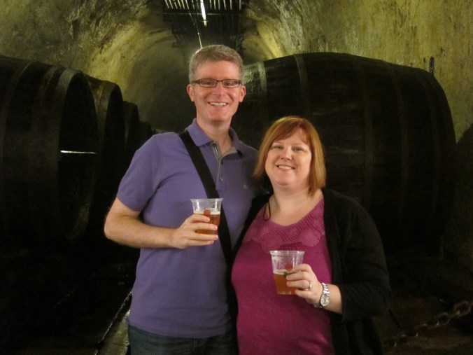 Sampling at Pilsner Urquell