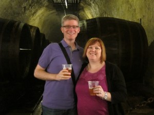 Sampling at Pilsner Urquell
