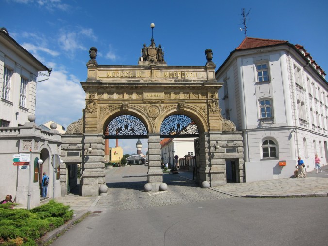 Gate at Pilsner Urquell