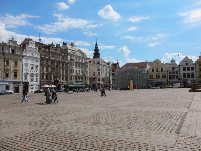 Main square in Plzeň