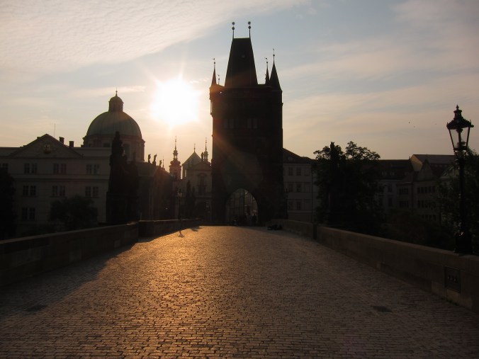Charles Bridge, early morning