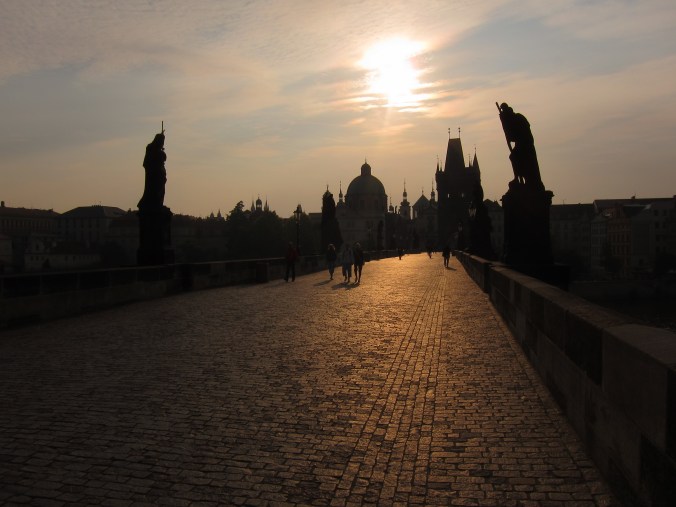 Charles Bridge, early morning