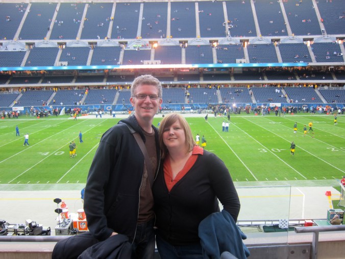 Us at the Bears game