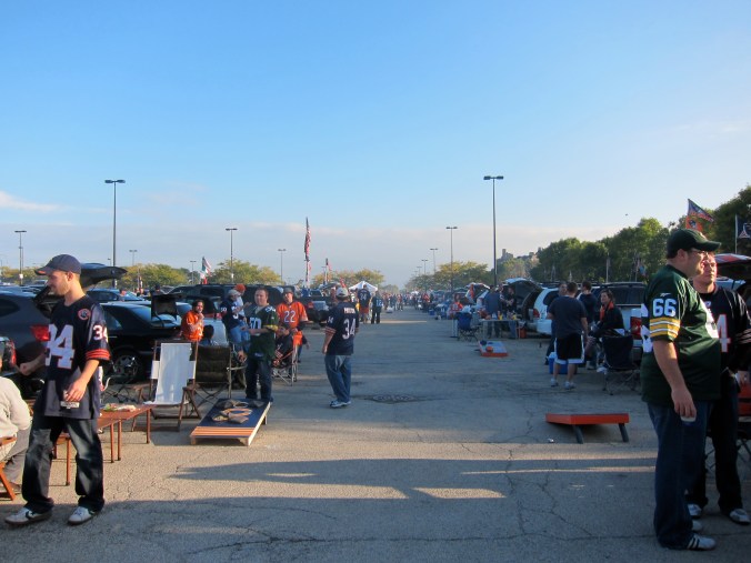 Chicago Bears tailgating