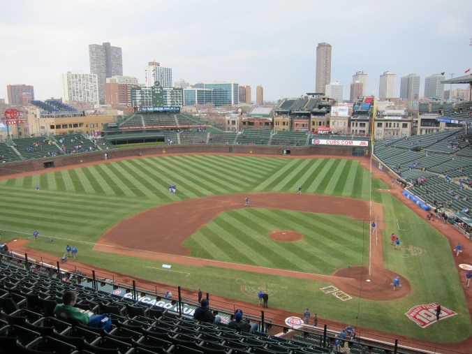 View from the Wrigley upper deck