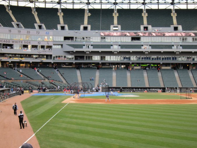 Trying to catch a BP home run