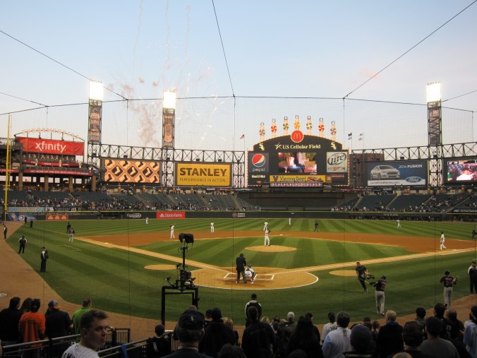 Just before the first pitch