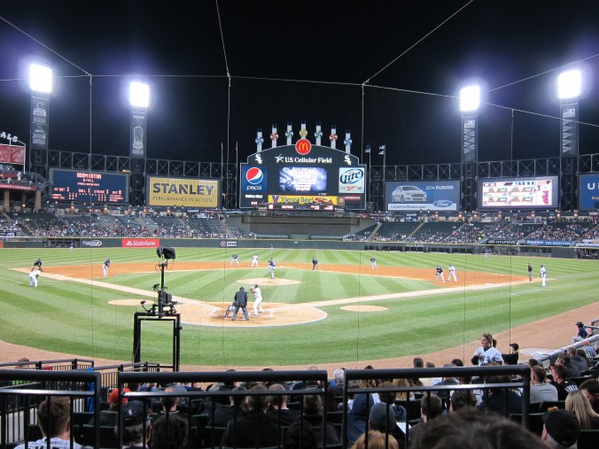 View from my seat at the White Sox game