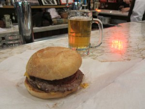 Billy Goat triple cheeseburger