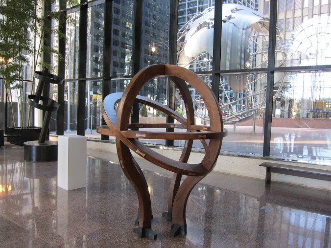 Sculptures inside Sears Tower