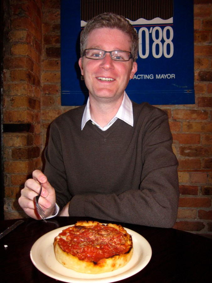 Chicago deep dish pizza
