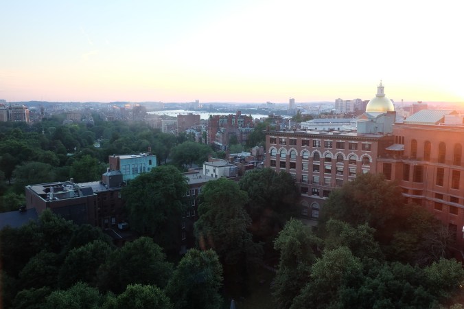 View of Boston and the Charles River