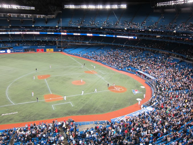 Jays-Phillies from the upper deck