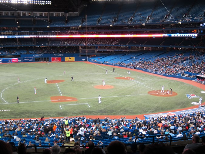 Jays-Phillies from better seats