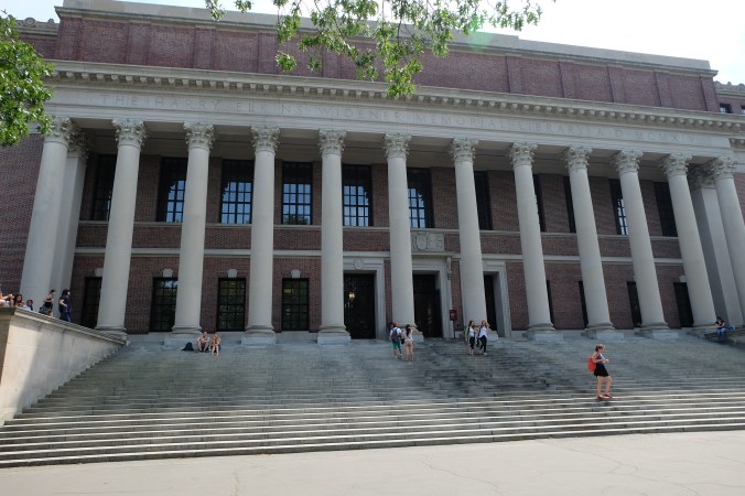 Widener Library at Harvard