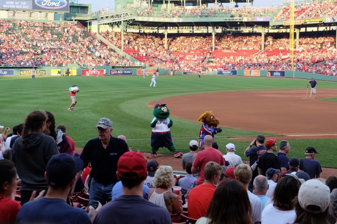 Red Sox mascot Wally the Green Monster