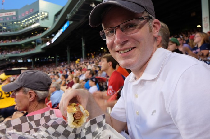 Me and a Fenway Frank