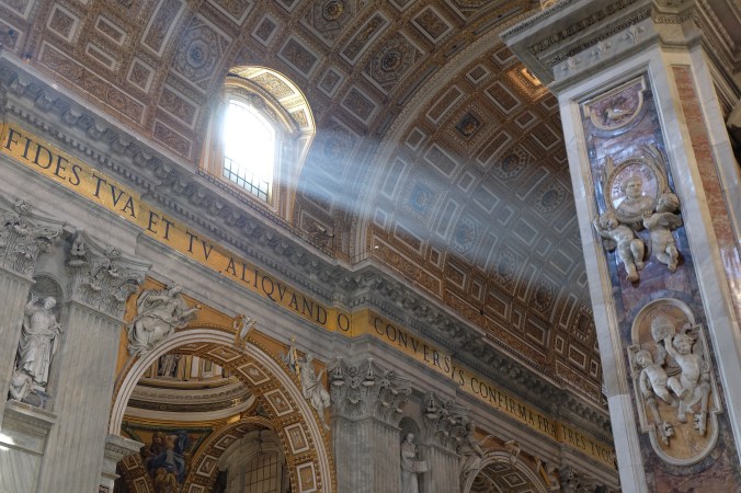 Inside St. Peter's Basilica