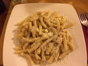 Pasta at La Carbonara