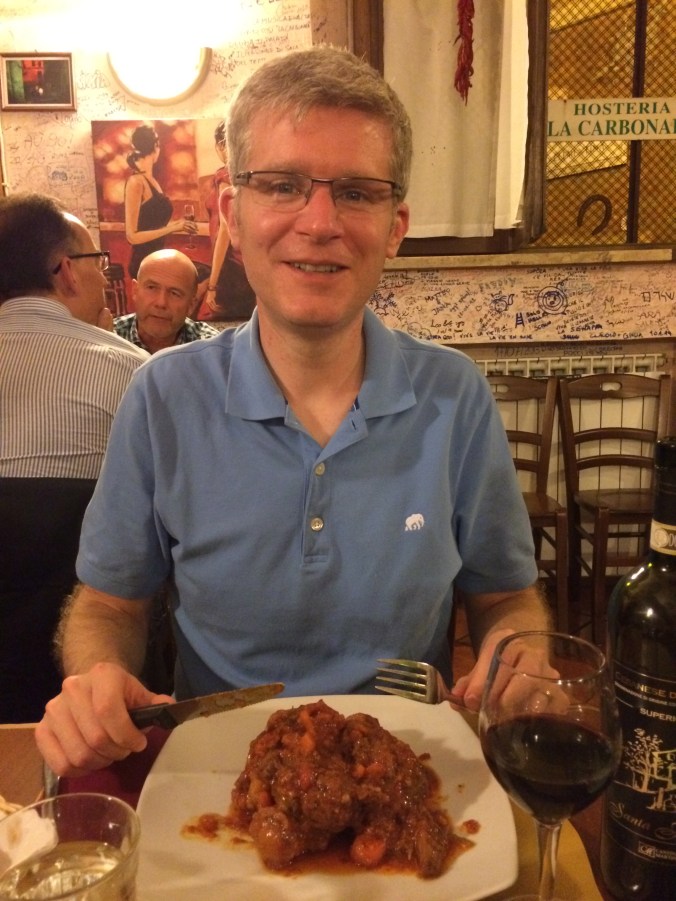 Oxtail dish at La Carbonara