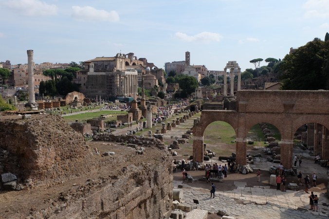 Overlooking Roman Forum