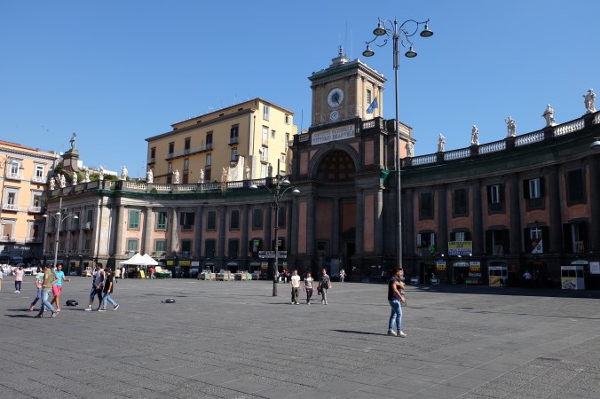Piazza Dante and Convitto Nazionale Vittorio Emanuele II