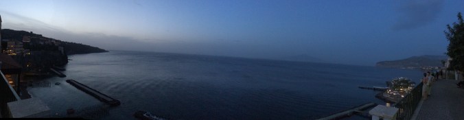 Sunset over the Bay of Naples