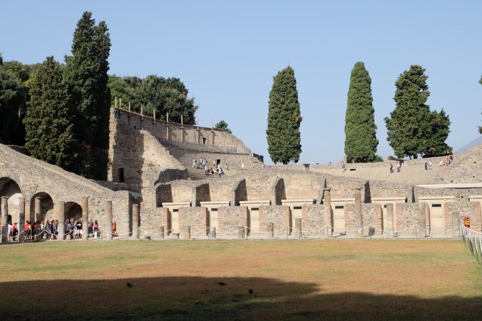 From the gladiator barracks in Pompeii
