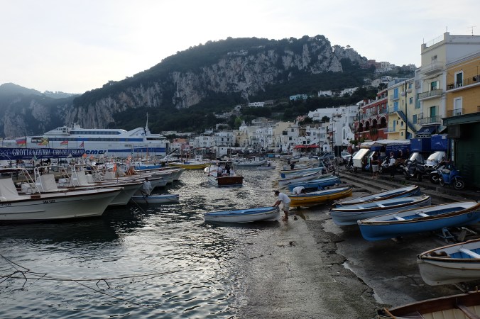 Arriving in Capri, Marina Grande