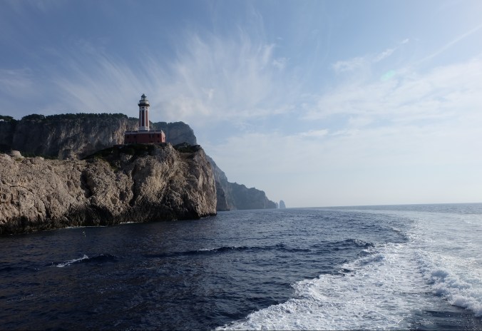 Punta Carena lighthouse on the isle of Capri