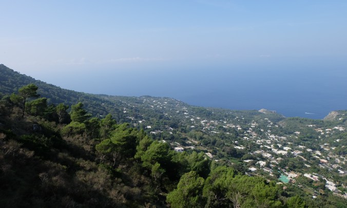 Western end of the Isle of Capril and the Tyrrhenian Sea 