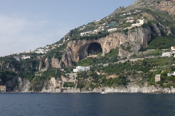 Sailing to Positano