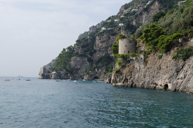 Arriving in Positano