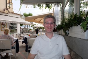 Lunch just off the beach in Positano